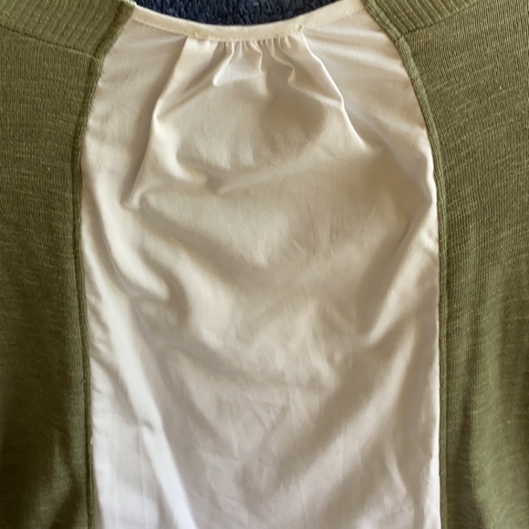 Clu Sage Combination Top New With Tags - Picture 5 of 9